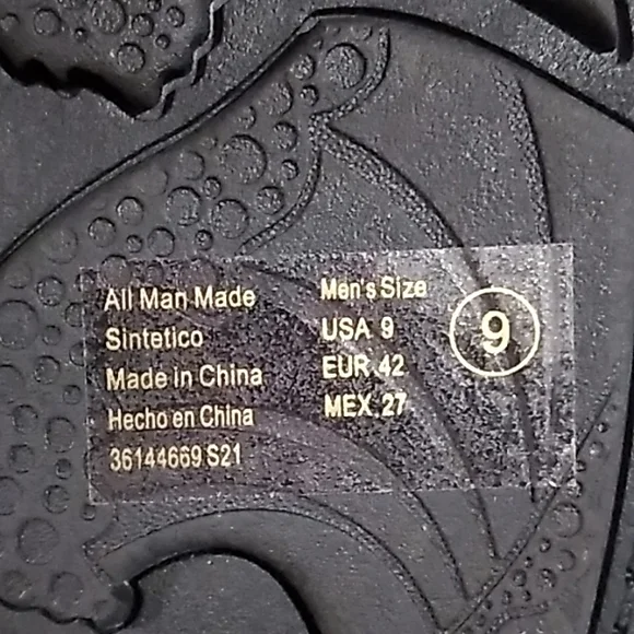 George Men's Black Thong Sandals. Size 9 NWOT - Picture 7 of 7